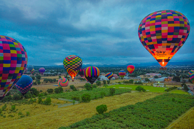 Teotihuacan: Heißluftballonfahrt