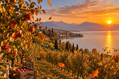 Geneva: Swiss Autumn Beauty Lausanne & Lavaux Private Tour