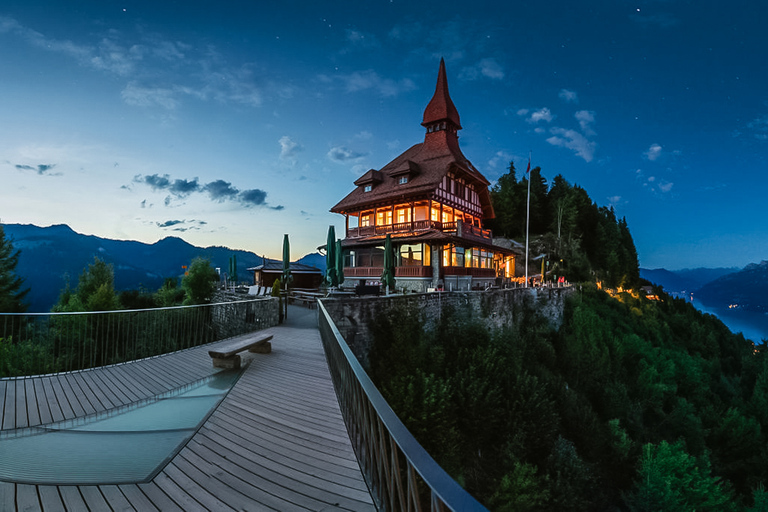 Interlaken: ticket kabelbaan naar Harder Kulm