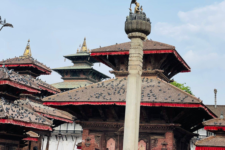 Katmandu: Plac Durbar, targ Ason i stupa Kathe Simbu ...