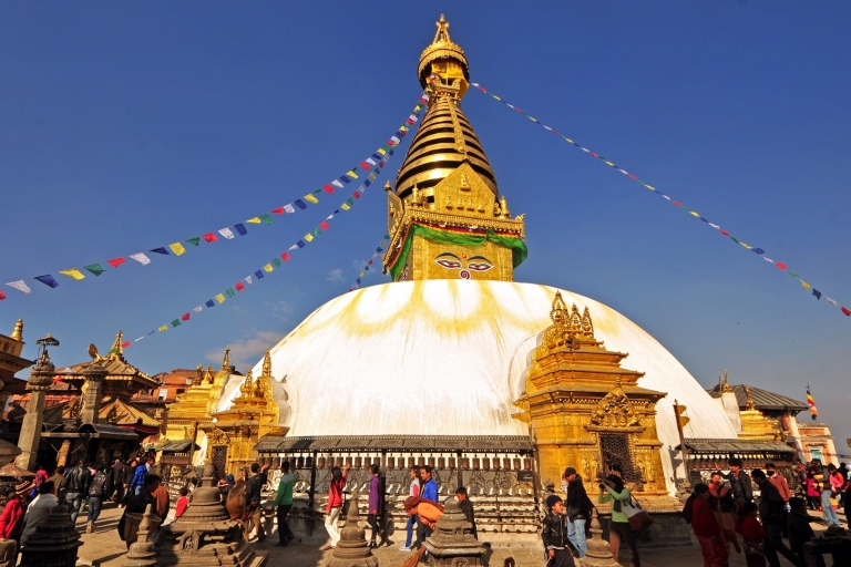 Katmandu: Świątynia Małp i przejażdżka kolejką linową Chandragiri