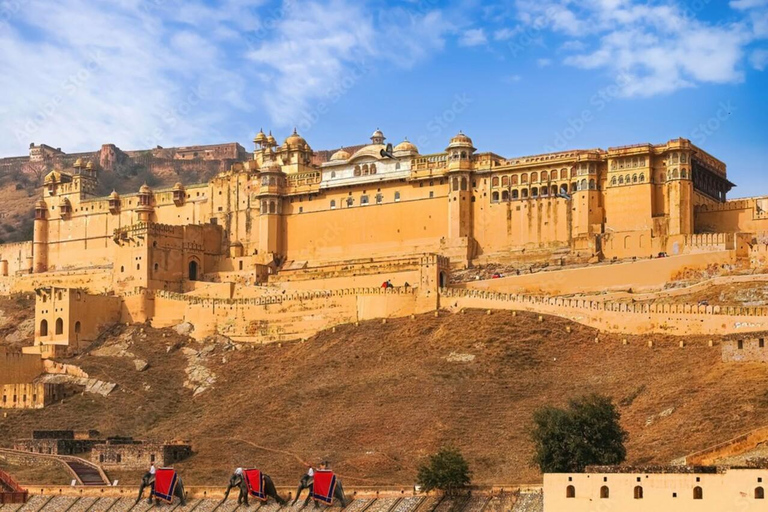 Jaipur: Gamla och nya Jaipur Dagsutflykt med bil + guide