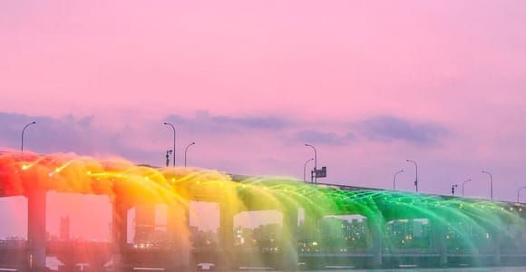 Seoul: Picknick am Han-Fluss & E-Bike-Tour zur Regenbogenfontäne