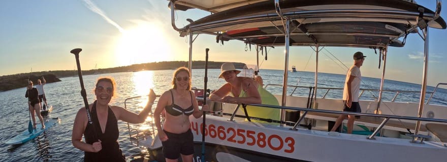 Ibiza : tour en bateau avec SUP et plongée avec tuba, grottes, boissons et photos
