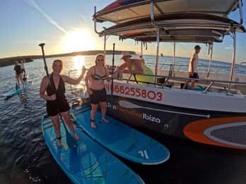 Ibiza: Gita in barca con paddlesurf e snorkeling