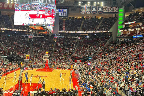Houston: Houston Rockets NBA Basketball Game Ticket Lower Baseline