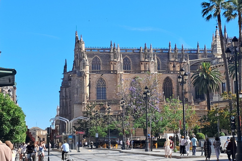Guided visit of the Royal Alcazar, Cathedral, and Giralda with priority access Guided tour of the Royal Alcazar, Cathedral, and Giralda with fast track access