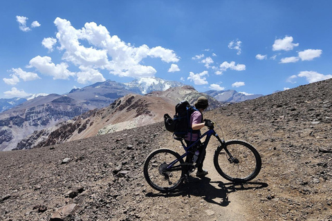 From Santiago: Full-Day High Altitude Andes Bike Adventure