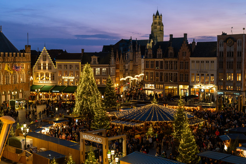 Private Bruges Christmas Tour from Paris Choco|Beer TestingMinivan Premium (1-6 Guests)