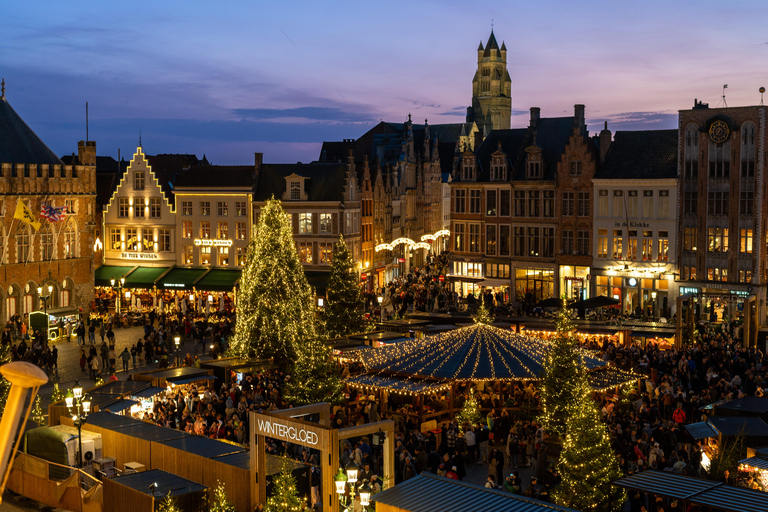 Private Bruges Christmas Tour from Paris Choco|Beer TestingMinivan Premium (1-6 Guests)