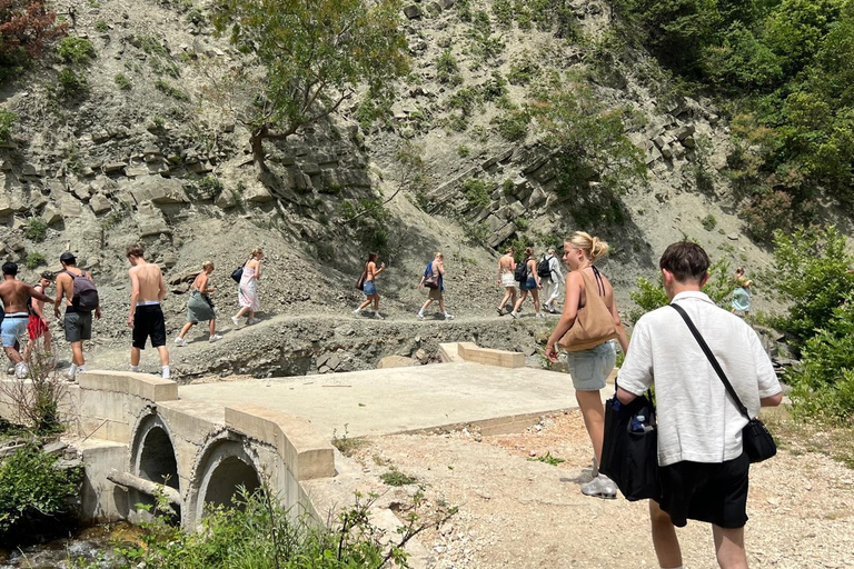 From Berat: Bogova Waterfall Hike and Winery Tour