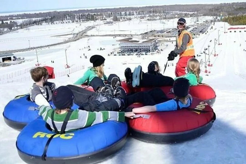 Toronto: Snow Tubing Adventure RV-Motorhome Tour