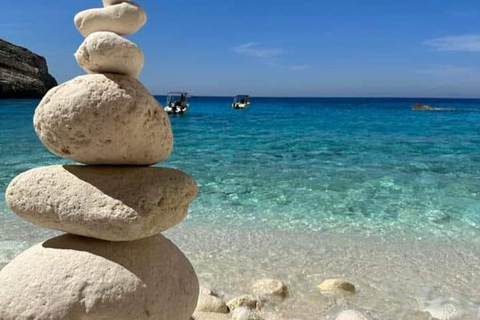 Navagio bay White Beach West Coast Porto Vromi Anafonitria