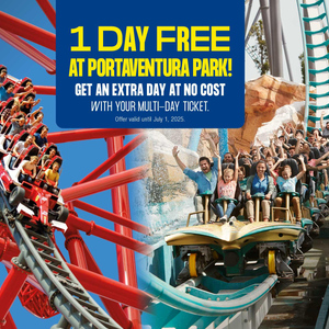 Salou: PortAventura and Ferrari Land 1, 2, or 3-Day Ticket