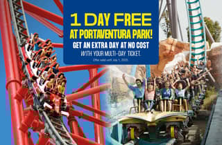 Salou: PortAventura und Ferrari Land 1, 2, oder 3-Tages Ticket