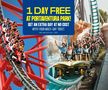 PortAventura and Ferrari Land 1, 2, or 3-Day Ticket