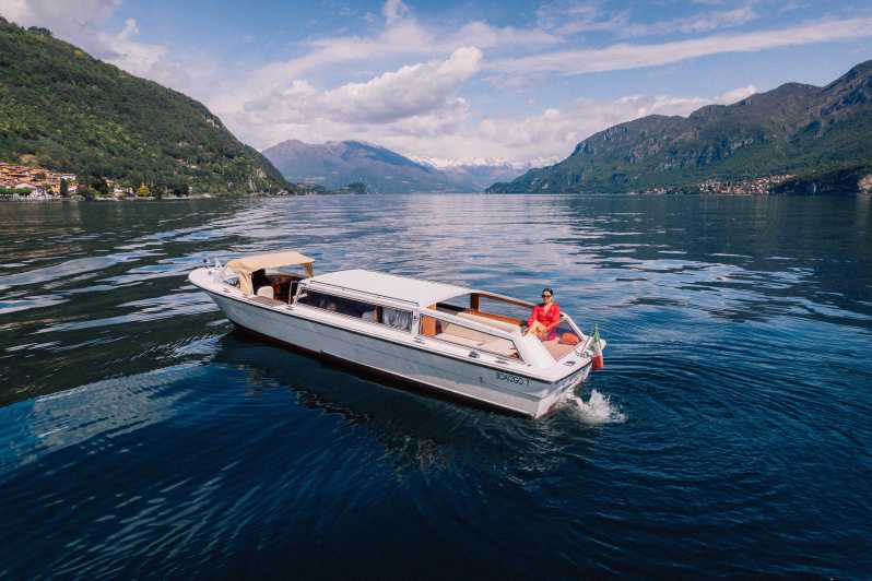 Tour privado en barco por el Lago de Como