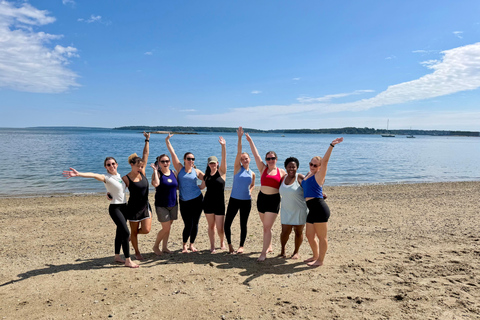 Portland: Casco Bay Boat Tour with Island Yoga & Mimosas Private Sebago Lake Boat Tour (Inquire for other times)