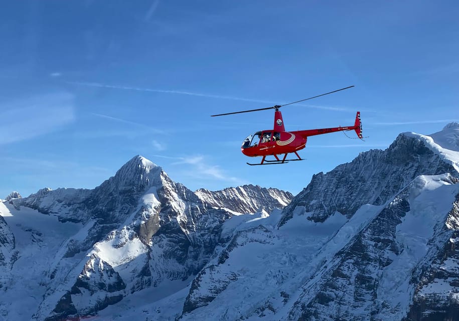 Bern: Prywatny 42-minutowy lot helikopterem nad Szwajcarskimi Alpami