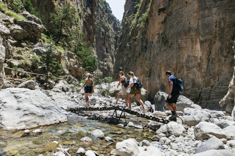 Da Heraklion, Agia Pelagia, Malia: Escursione alle Gole di SamariaRitiro da Heraklion e Ammoudara