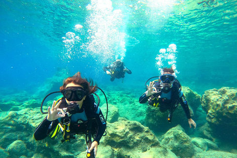 Zakynthos: Scuba Diving Experience with Underwater Photos Double dive discover scuba diving course