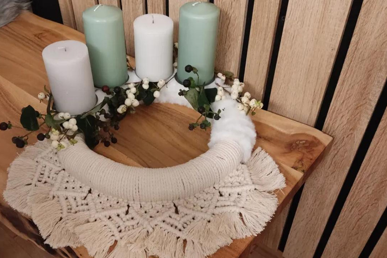 Leipzig: Create Your Own Macrame Advent Wreath