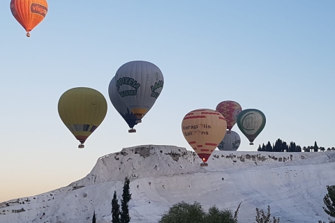 Antalya: Pamukkale Hot Air Balloon Tour with Two Meals Antalya: Pamukkale Trip with Hot Air Balloon & 2 Meals