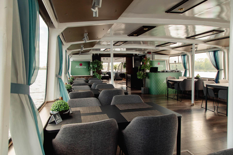 日落之旅：海门之行——拉脱维亚河流巡游日落之旅：海门河游轮之旅 - 拉脱维亚河流巡游