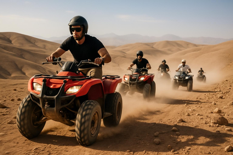 Marrakech: Camel & Quad Bike Tour with Sunset, Dinner & Show Marrakech: Quad Biking, Camel Ride, and Dinner in Agafay