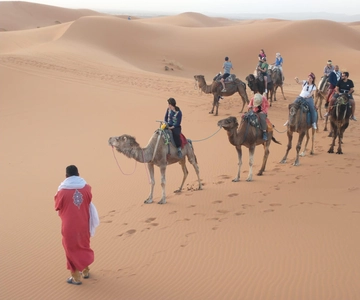 Marrakech: Excursión de 3 días y 2 noches a Fez por el desierto del Sahara de Merzouga
