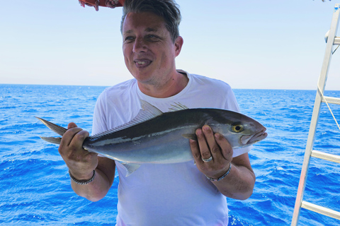 Rhodes : Excursion de pêche, plongée en apnée, barbecue et guide professionnel