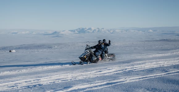 Private Golden Circle Tour and Snowmobiling Adventure
