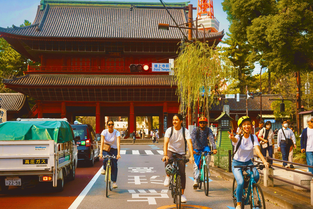 Tokyo: tour di 3 ore in bici o e-bike tra i tesori nascosti della città