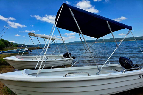 Sofia: Motorboat Ride with Beach Break and Sun Loungers