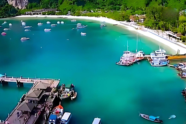 Phuket: Tour di Phi Phi, Maya, Khai, Maiton o Bamboo IslandTour delle isole Phi Phi, Maya e Khai in motoscafo