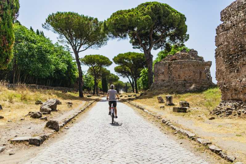 Appia Antica: Fietsverhuur voor de hele dag met aanpasbare routes
