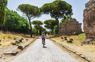 Appia Antica: Ganztägiger Fahrradverleih mit anpassbaren Routen