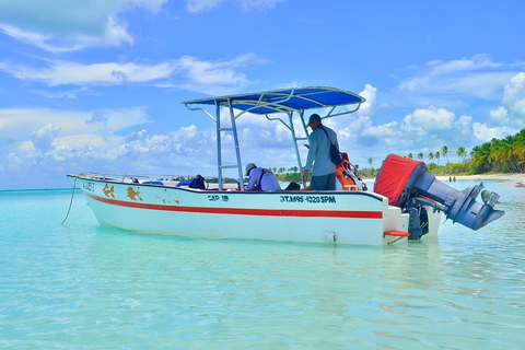 Saona Island: Speedboat + Catamaran Day Trip with Lunch