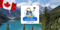 VS & Canada, ESIM Mobile Data Plan - 1/3/5/7 dagen - Housity