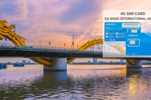 Tarjeta SIM 4G (recogida en el aeropuerto internacional de Da Nang)6 GB de datos/día y Llamadas en 30 días