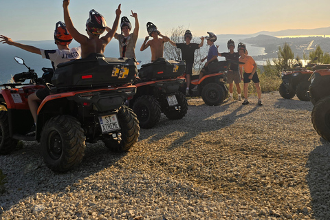 SPLIT(Podstrana):Tour guidato in ATV Gornja Podstrana e cavalliTOUR DEL DOPPIO CICLISTA