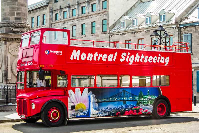 Montreal: tour en autobús turístico de dos pisos