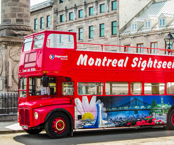 Montreal: Hop-On/Hop-Off-Tour im Doppeldeckerbus