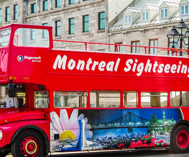 Montréal : visite en bus à impériale à arrêts multiples