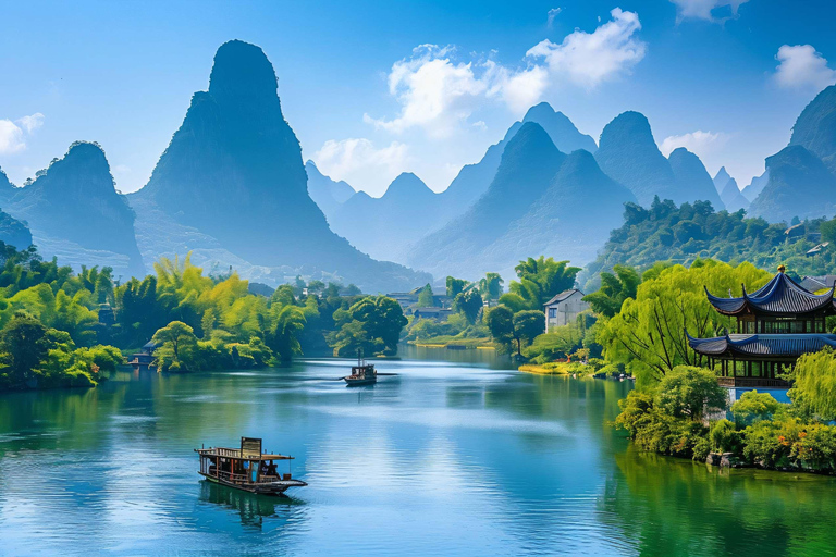 Guilin: 5-Day Tour with Yulong River Rafting & Cruise