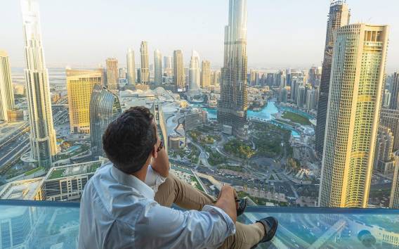 Dubai: Burj Khalifa Level 124 + 125 & Sky Views Eintrittskarte