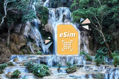 Laos: eSim Mobile Data Plan