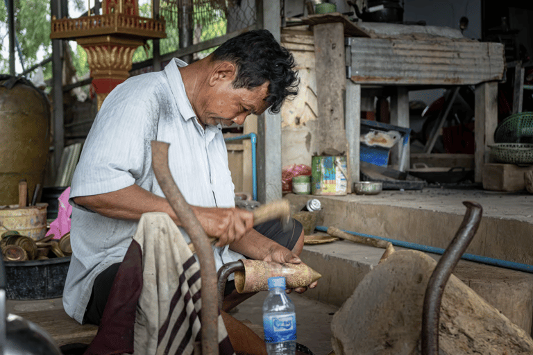 Phnom Penh: Old City Oudong, and Koh Chen Village Tour Tuk Tuk Option - No Guide