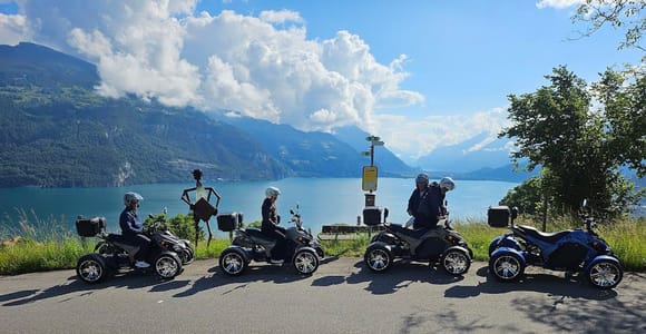 Interlaken: Iseltwald Lake Tour E-Quad
