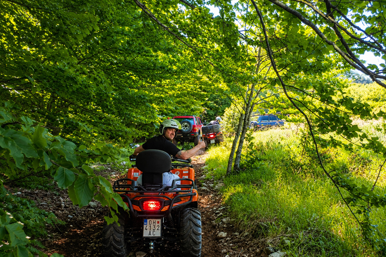 Ohrid: ATV Sunset Tour with BBQ Dinner & Live Music